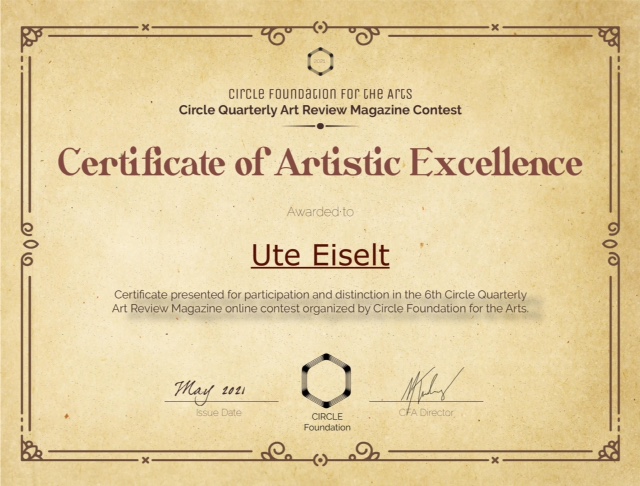 CFA CQAR6 Contest ExcellenceAward Ute Eiselt